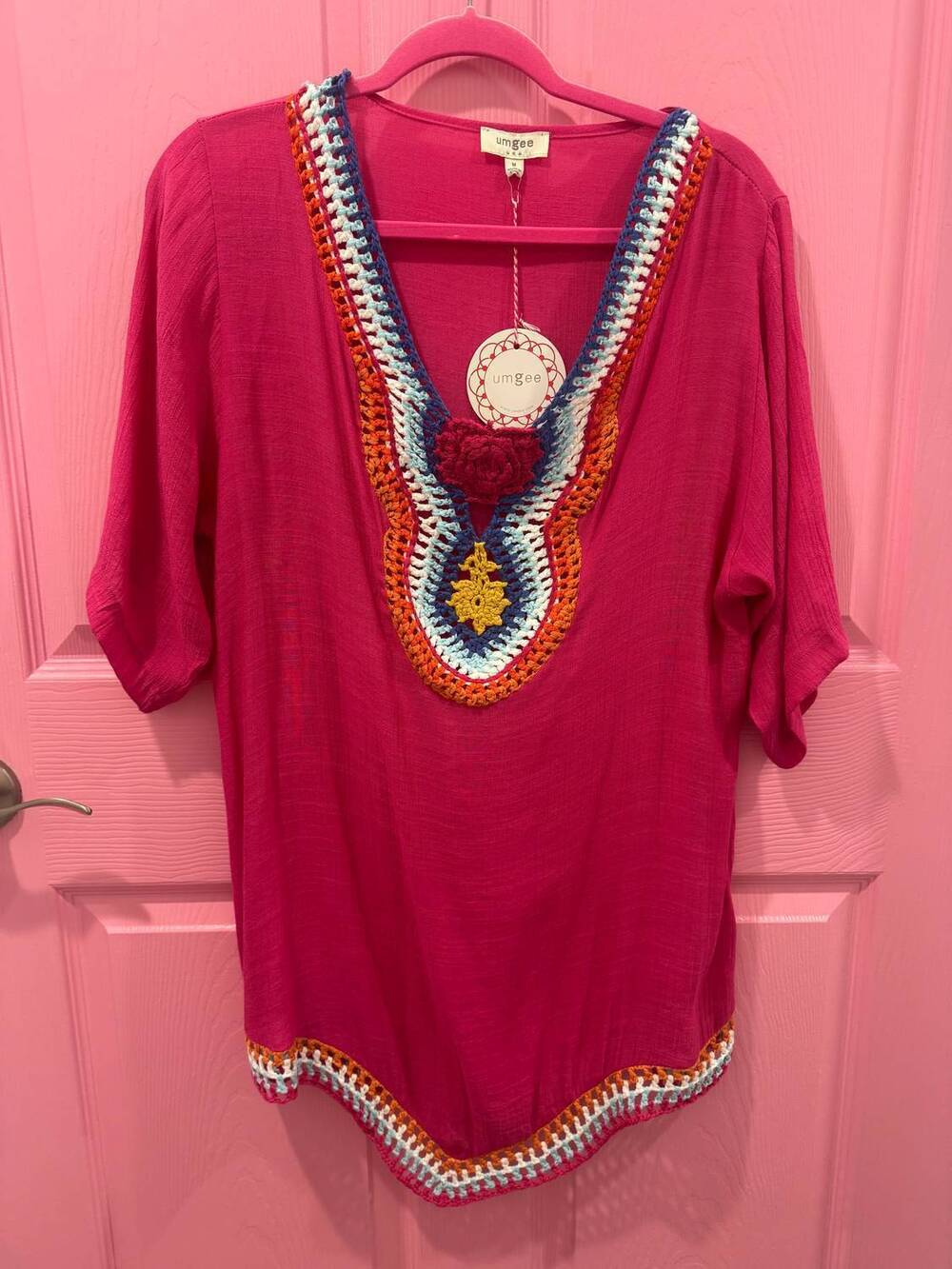 NEW UMGEE women's bora bora top in hot pink